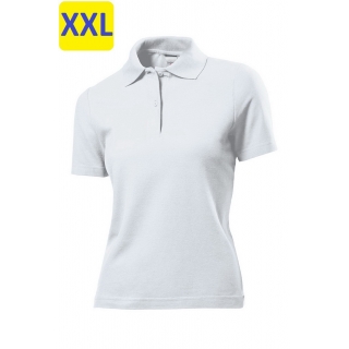 Polo женское ST3100 с коротким рукавом 170 g/m?, белый