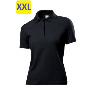 Polo женское ST3100 с коротким рукавом 170 g/m?, черный