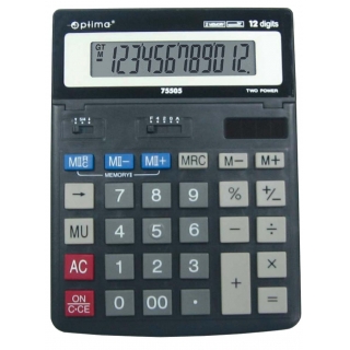 Калькулятор настольный бухгалтерский Optima O75505