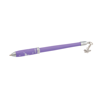 набор подарочный "butterfly": ручка шариковая + брелок, фиолетовый LS.122007-07