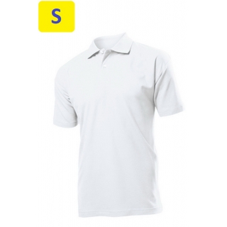 Polo мужское ST3000 с коротким рукавом 170 g/m?, белый