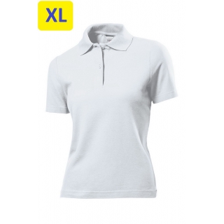 Polo женское ST3100 с коротким рукавом 170 g/m?, белый