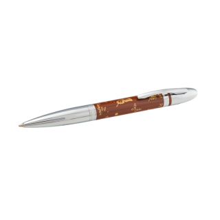 набор подарочный "clutch": ручка шариковая + брелок, коричневый LS.122006-25