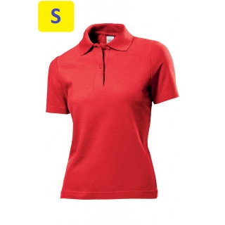 Polo женское ST3100 с коротким рукавом 170 g/m?, красный