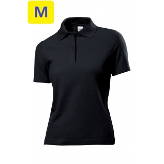 Polo женское ST3100 с коротким рукавом 170 g/m?, черный