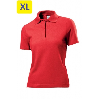 Polo женское ST3100 с коротким рукавом 170 g/m?, красный