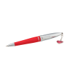 набор подарочный "crystal heart": ручка шариковая + визитница, красный LS.122008-05