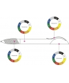 Ручка шариковая Hattrix Colour Mix