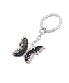 набор подарочный "butterfly": ручка шариковая + брелок, черный LS.122007-01