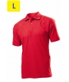 Polo мужское ST3000 с коротким рукавом 170 g/m?, красный